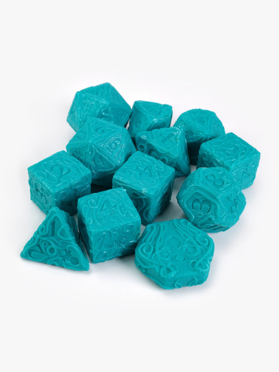 Matilda's Mistake - Practice Makes Perfect Teal B-Grade Dice Set
